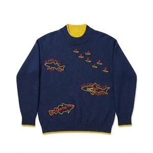 Tombolo Fishes of the North Atlantic Sweater NWT Size Medium